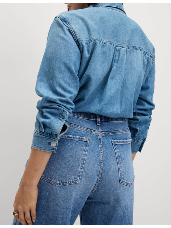 Marks & Spencer Modré dámské boyfriend džíny Marks & Spencer