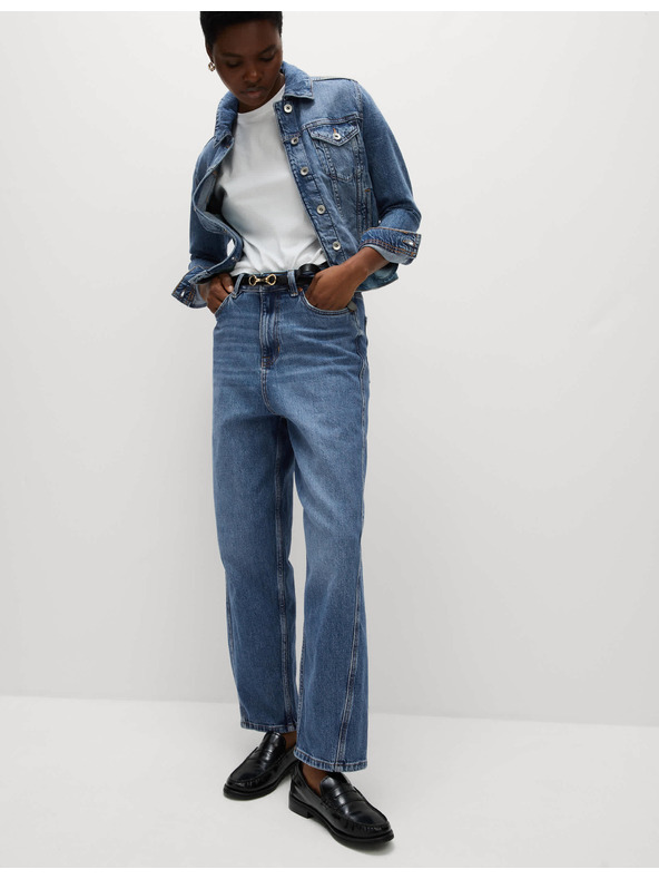 Marks & Spencer Modré dámské boyfriend džíny Marks & Spencer