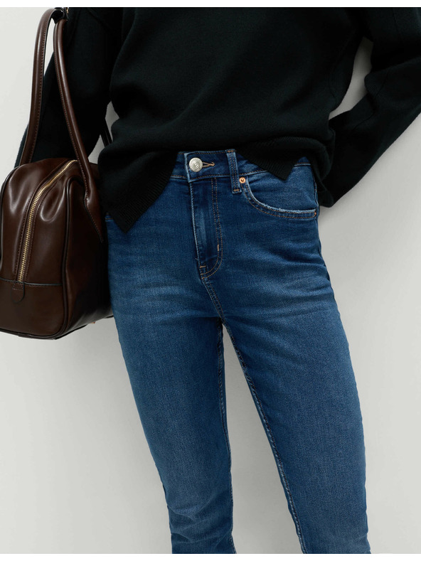 Marks & Spencer Tmavě modré dámské slim fit džíny Marks & Spencer