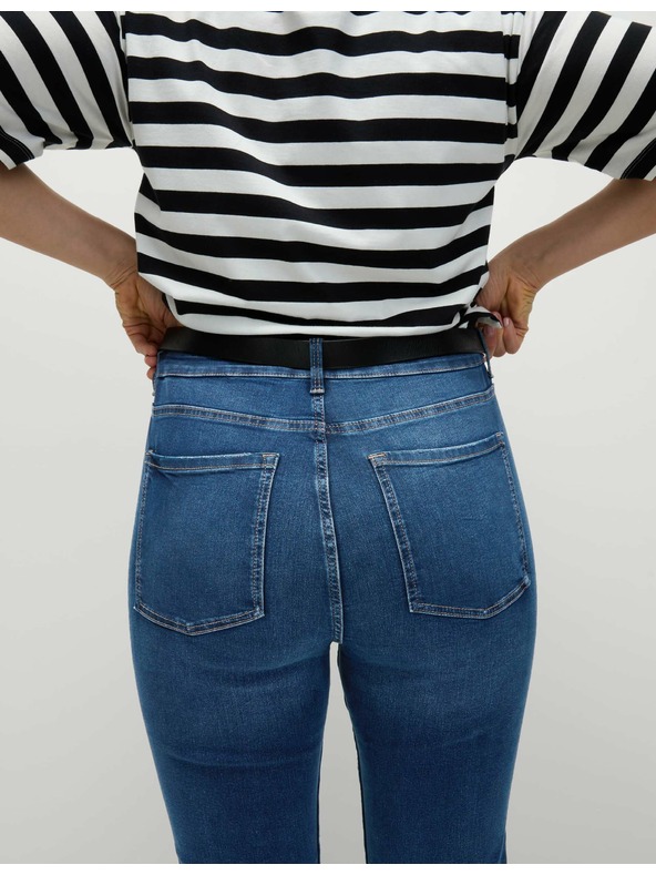 Marks & Spencer Tmavě modré dámské slim fit džíny Marks & Spencer