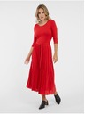 Orsay Červené dámské maxišaty ORSAY
