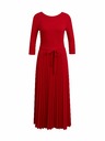 Orsay Červené dámské maxišaty ORSAY