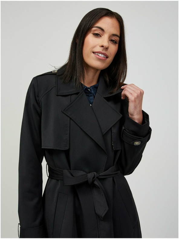 Orsay Černý trenčkot ORSAY