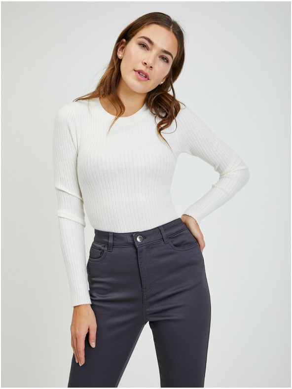 Orsay Šedé dámské kalhoty ORSAY