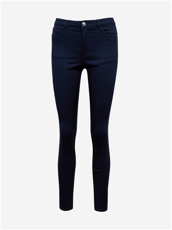 Orsay Tmavě modré dámské kalhoty ORSAY