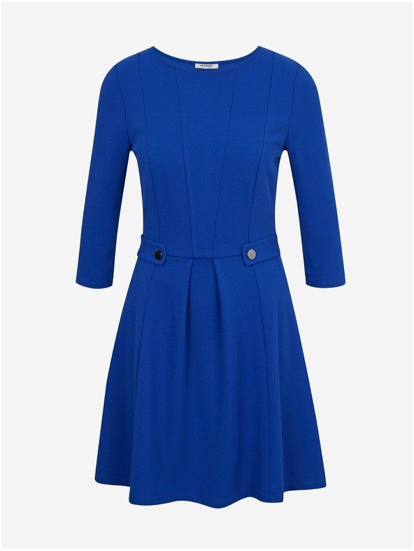 Orsay Modré dámské šaty ORSAY