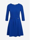 Orsay Modré dámské šaty ORSAY