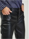 Orsay Černé dámské koženkové kalhoty ORSAY