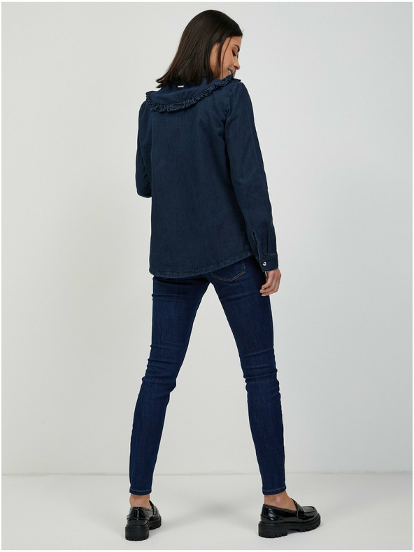 Orsay Tmavě modrá džínová košile ORSAY