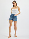 Orsay Modré dámské džínové kraťasy ORSAY