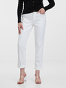 Orsay Bílé dámské zkrácené boyfriend džíny ORSAY