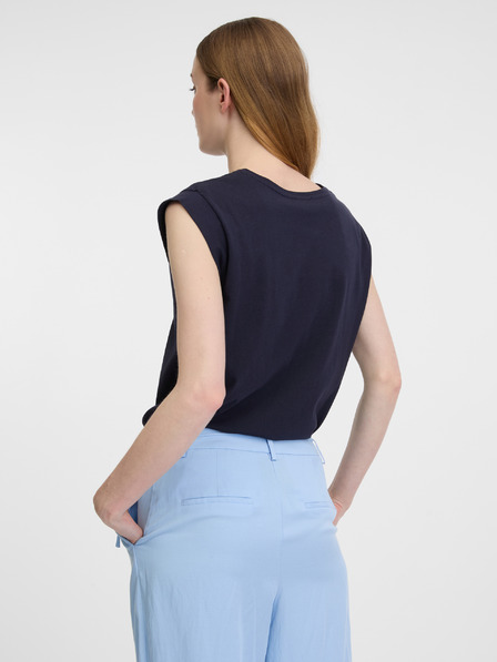 Orsay Tmavě modré dámské tričko ORSAY