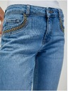 Orsay Světle modré zkrácené skinny fit džíny ORSAY