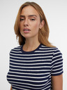 Orsay Tmavě modré dámské pruhované tričko ORSAY