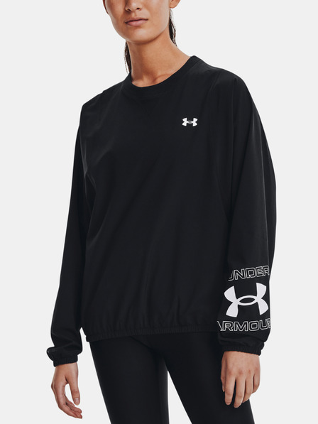 Under Armour Dámská mikina Under Armour Woven Storm Graphic Crew