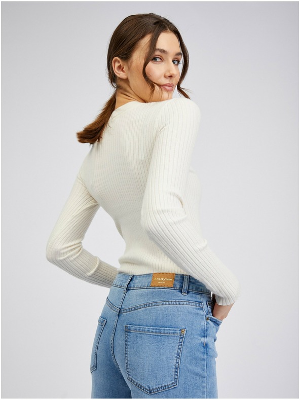 Orsay Světle modré dámské wide leg džíny ORSAY