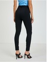 Orsay Černé dámské kalhoty s ozdobnými zipy ORSAY
