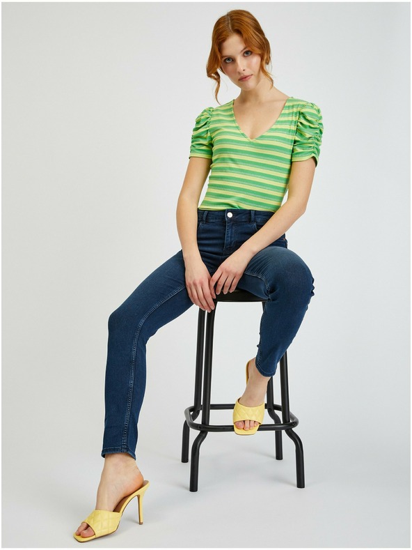 Orsay Tmavě modré dámské skinny fit džíny ORSAY