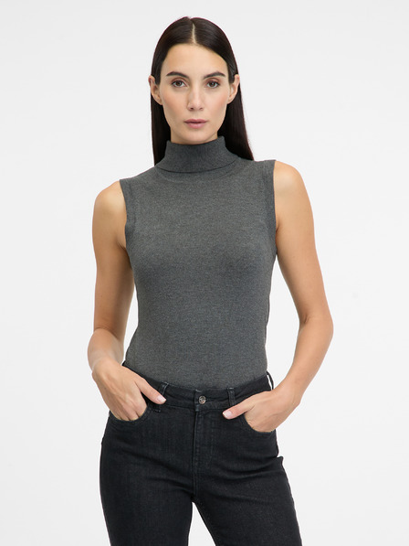 Orsay Šedý dámský svetr s rolákem ORSAY