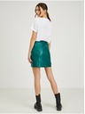 Orsay Zelená dámská koženková sukně ORSAY