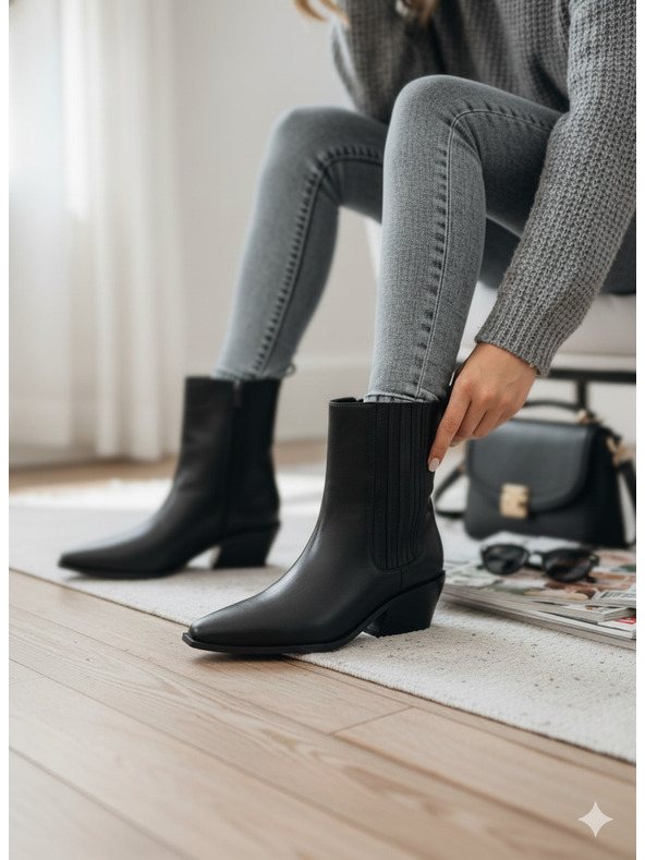 Orsay Černá dámská zimní obuv ORSAY