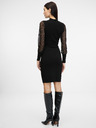 Orsay Černé dámské šaty ke kolenům ORSAY