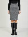 Orsay Černá dámská vzorovaná pouzdrová sukně ORSAY