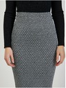 Orsay Černá dámská vzorovaná pouzdrová sukně ORSAY