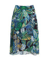 Orsay Černo-zelená dámská vzorovaná sukně ORSAY