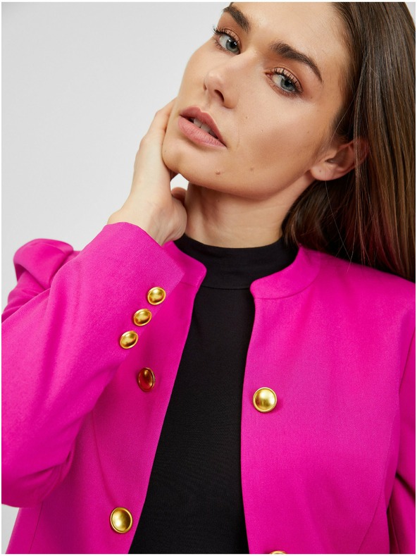 Orsay Tmavě růžové dámské sako ORSAY