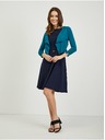 Orsay Petrolejový dámský krátký kardigan ORSAY