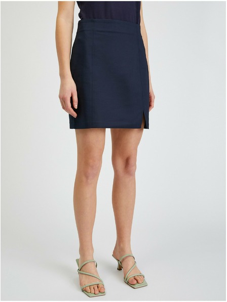 Orsay Tmavě modrá dámská sukně ORSAY