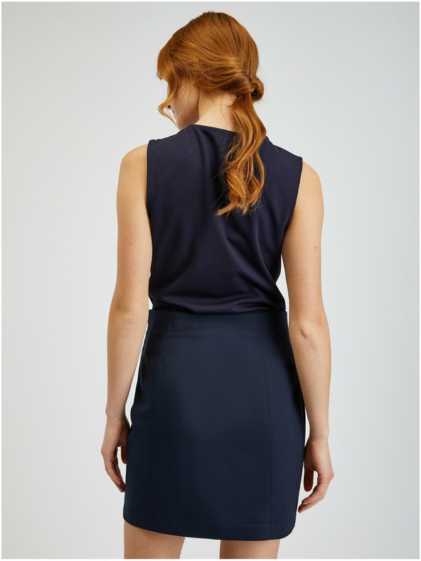 Orsay Tmavě modrá dámská sukně ORSAY