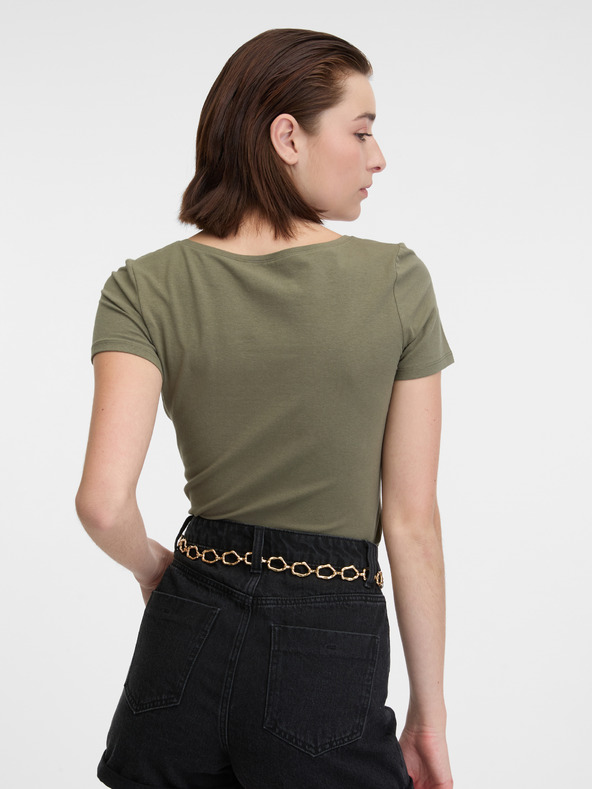 Orsay Khaki basic tričko ORSAY