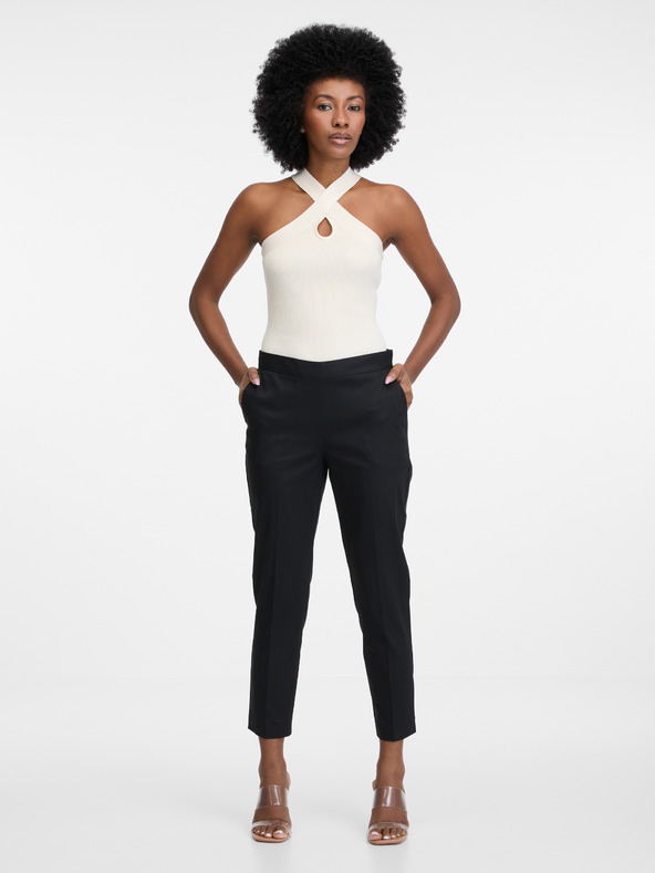 Orsay Černé dámské kalhoty ORSAY