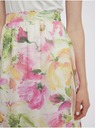 Orsay Růžovo-bílá dámská květovaná midi sukně ORSAY