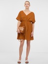 Orsay Hnědé dámské krátké šaty ORSAY