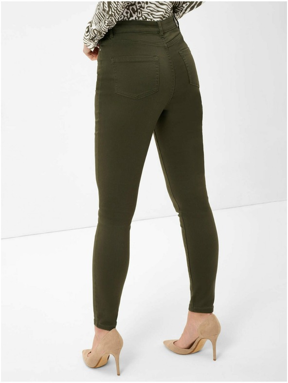 Orsay Khaki skinny fit kalhoty ORSAY