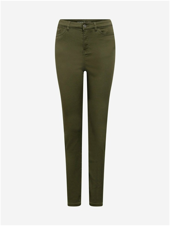 Orsay Khaki skinny fit kalhoty ORSAY