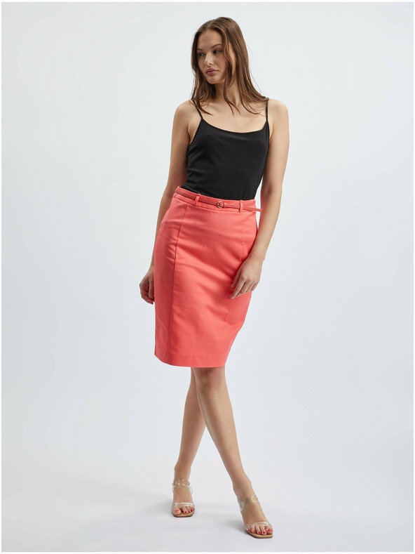 Orsay Korálová dámská pouzdrová sukně ORSAY