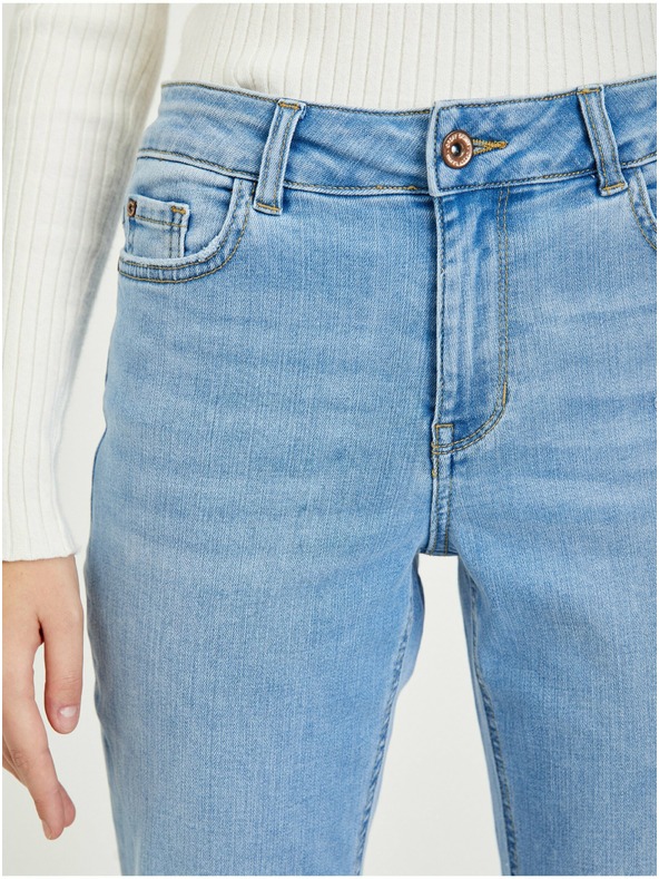 Orsay Světle modré dámské straight fit džíny ORSAY
