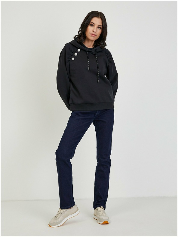 Orsay Černá dámská mikina s kapucí ORSAY