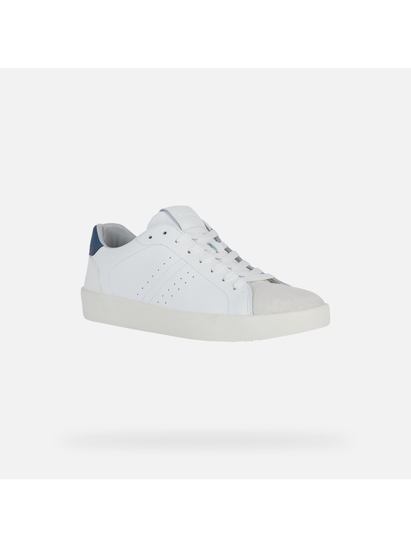 Geox Bílé pánské tenisky Geox Affile