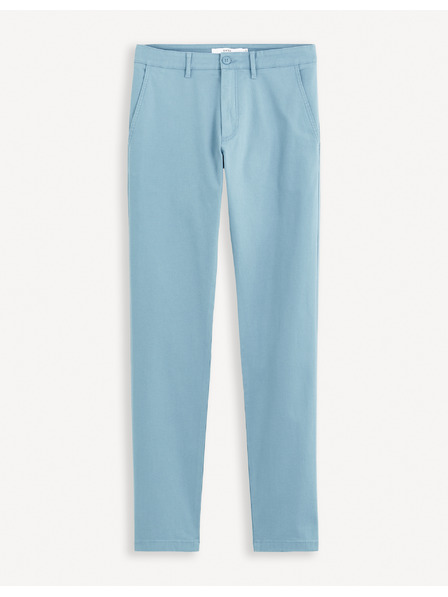 Celio Světle modré pánské chino kalhoty Celio Tocharles