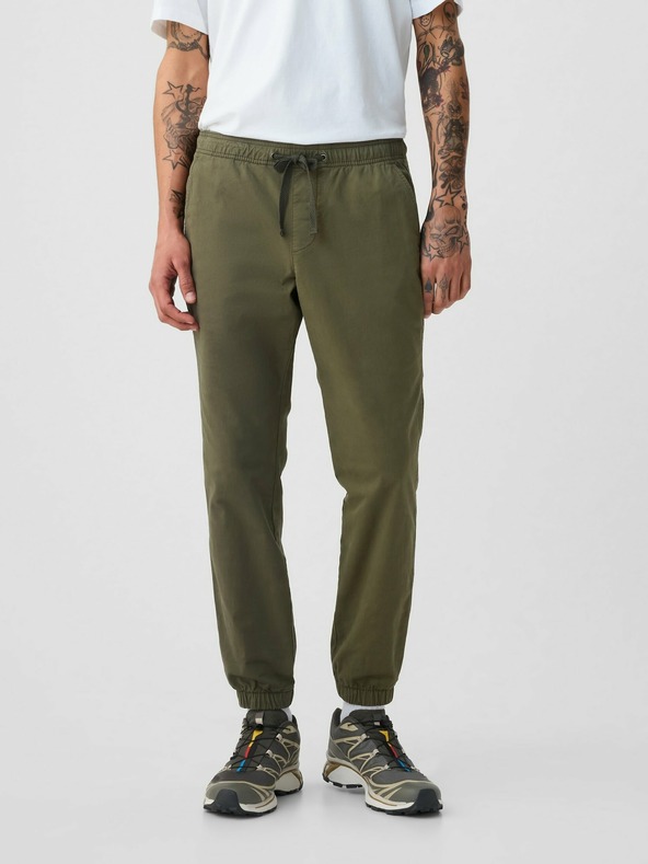 GAP Kalhoty slim canvas joggers GapFlex GAP