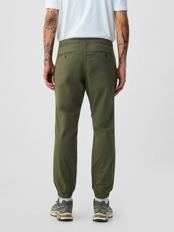 GAP Kalhoty slim canvas joggers GapFlex GAP