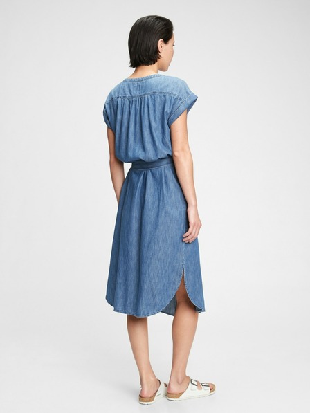 GAP Šaty džínové midi GAP