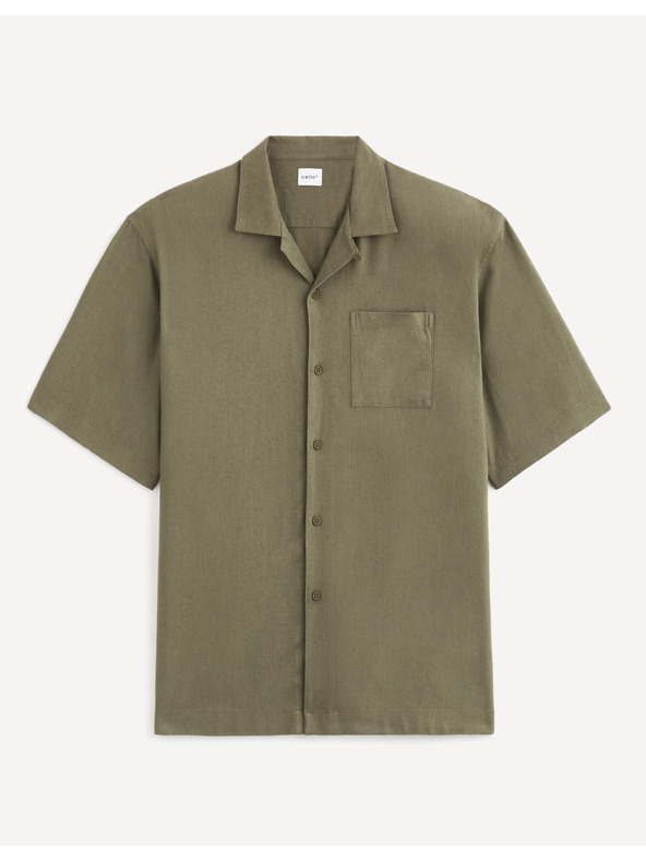 Celio Khaki pánská košile Celio Tallinn