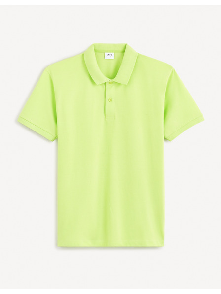 Celio Světle zelené pánské polo tričko Celio Teone