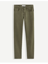Celio Khaki pánské kalhoty Celio Vopry1